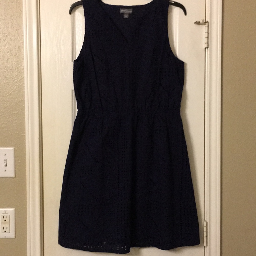 Market & Spruce Textured Dress - Navy